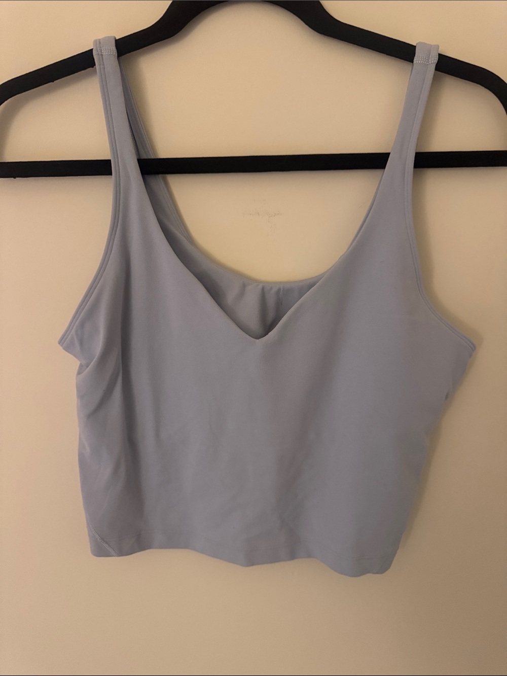 lululemon athletica Light Blue Scoop-Neck Crop Tank